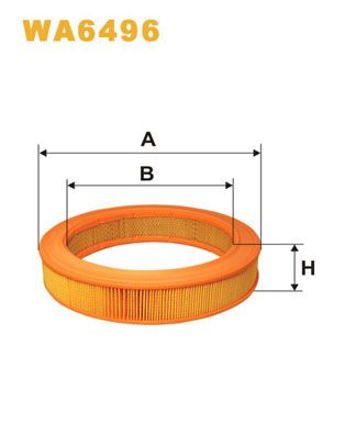 WIX FILTERS Воздушный фильтр WA6496